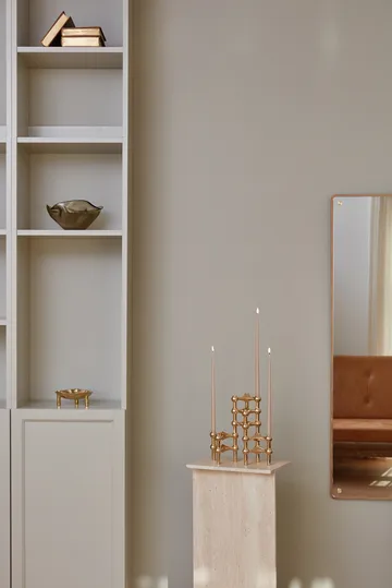 STOFF kegelförmige Kerzen von ester & erik 6er-Pack - Latte - STOFF