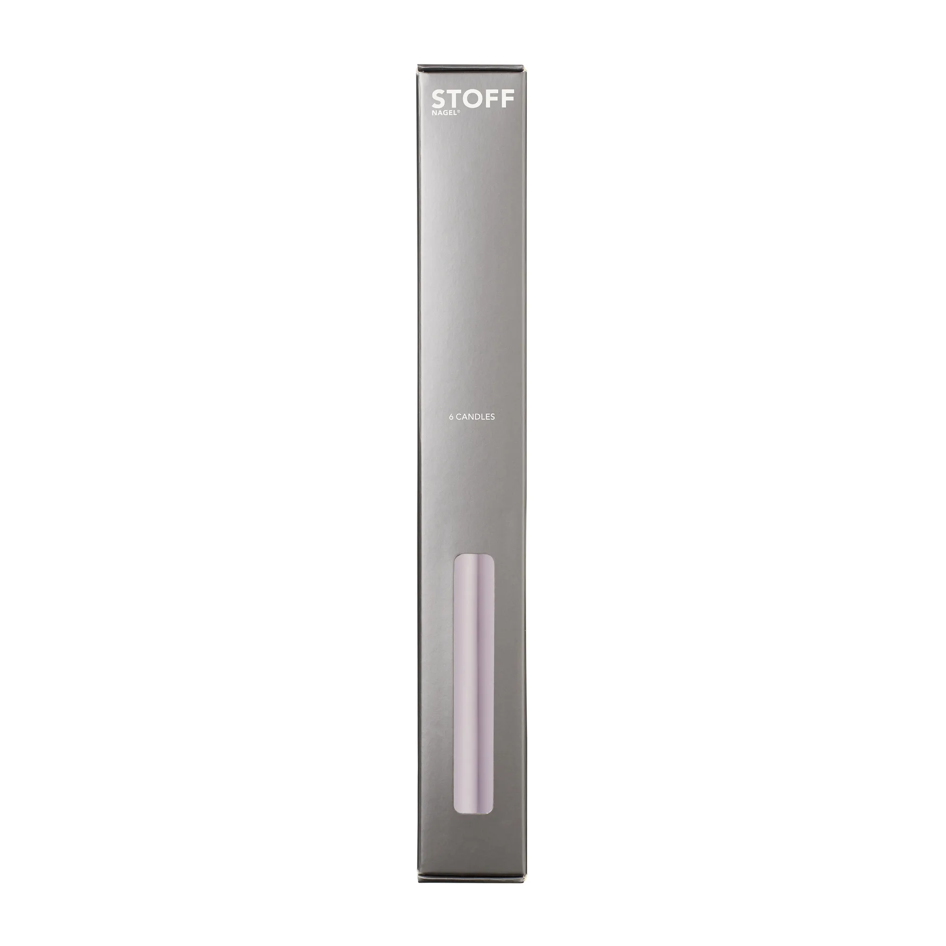 STOFF kegelförmige Kerzen von ester & erik 6er-Pack, Light lavender STOFF