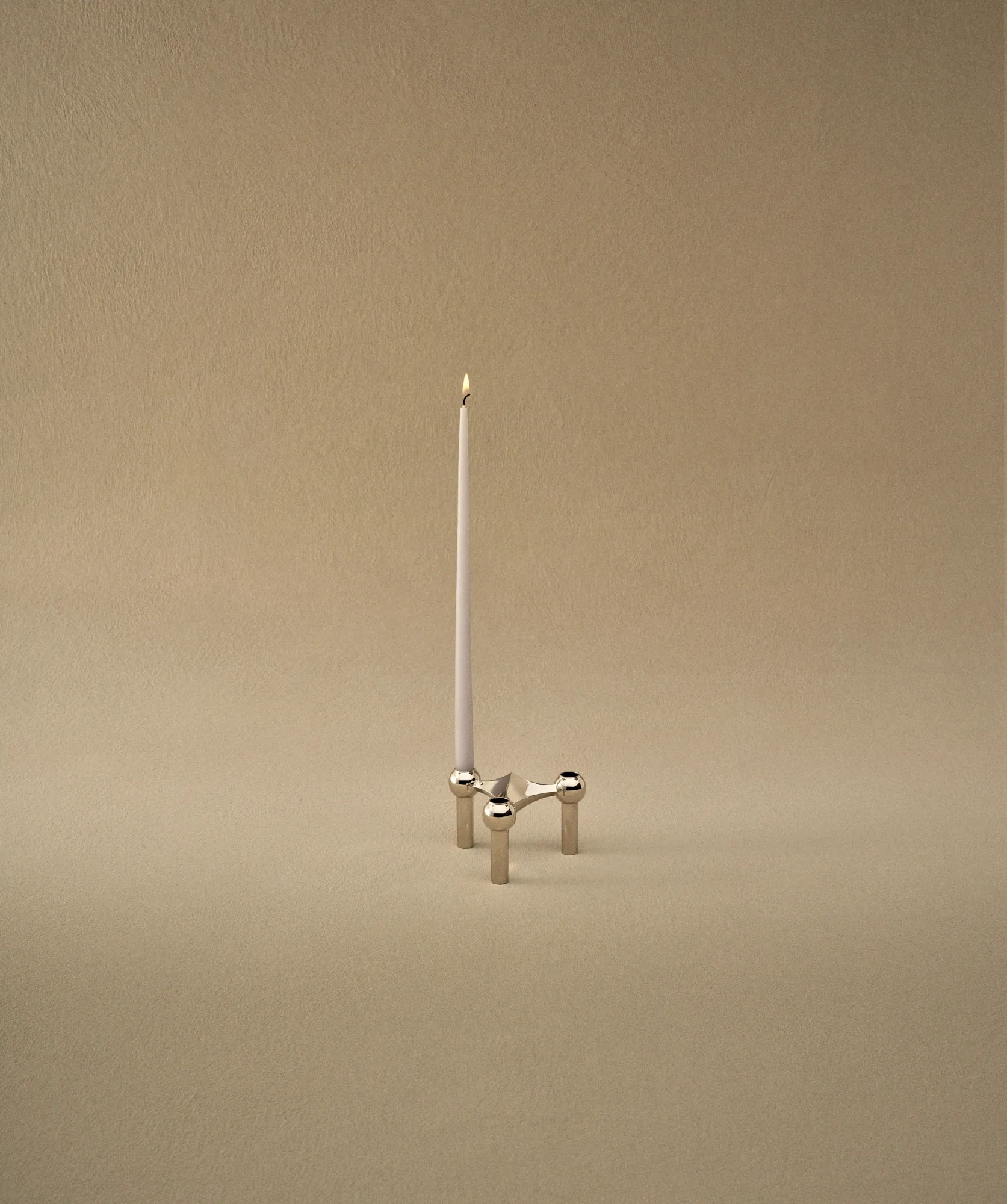 STOFF kegelförmige Kerzen von ester & erik 6er-Pack, Light lavender STOFF