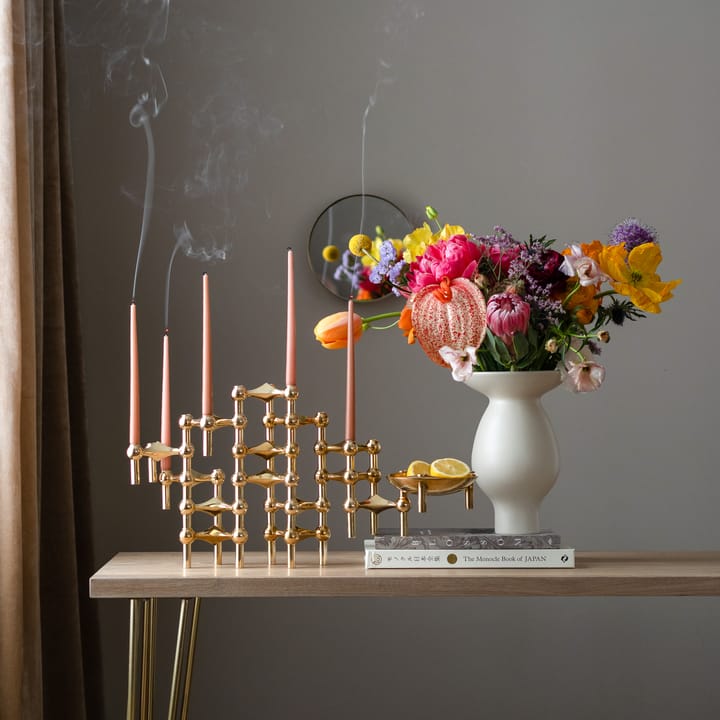 STOFF kegelförmige Kerzen von ester & erik 6er-Pack, Powder rose STOFF