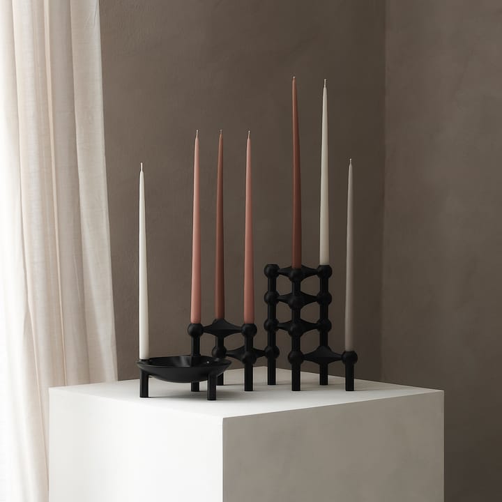 STOFF kegelförmige Kerzen von ester & erik 6er Pack - Powder rose - STOFF