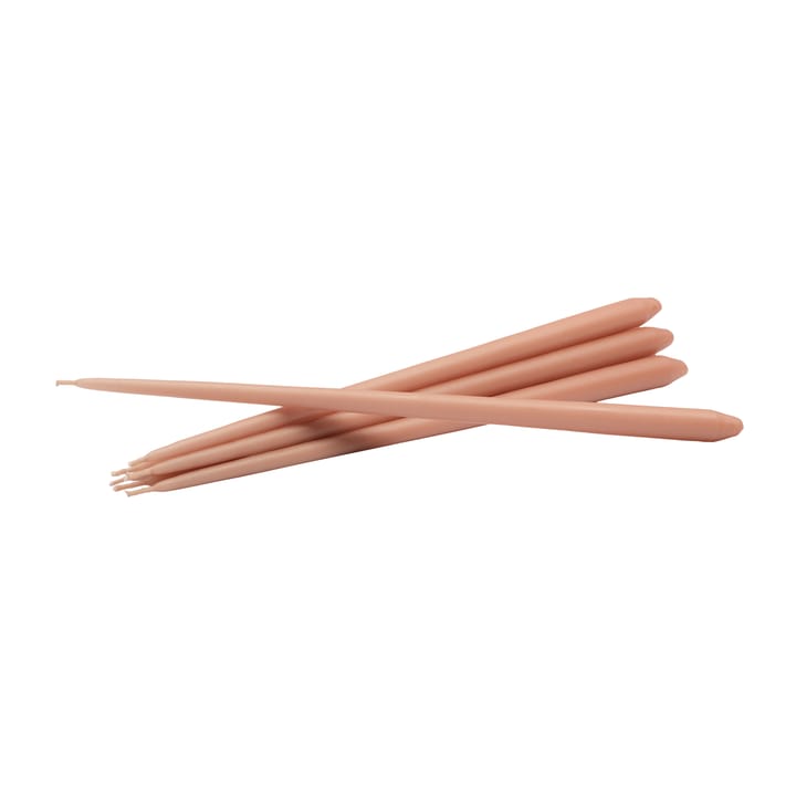 STOFF kegelförmige Kerzen von ester & erik 6er-Pack, Powder rose STOFF