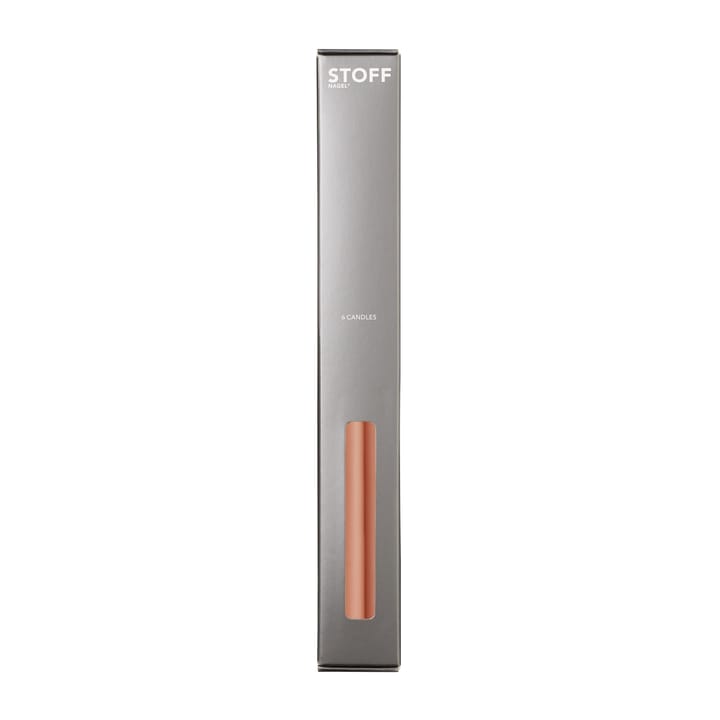 STOFF kegelförmige Kerzen von ester & erik 6er-Pack, Powder rose STOFF