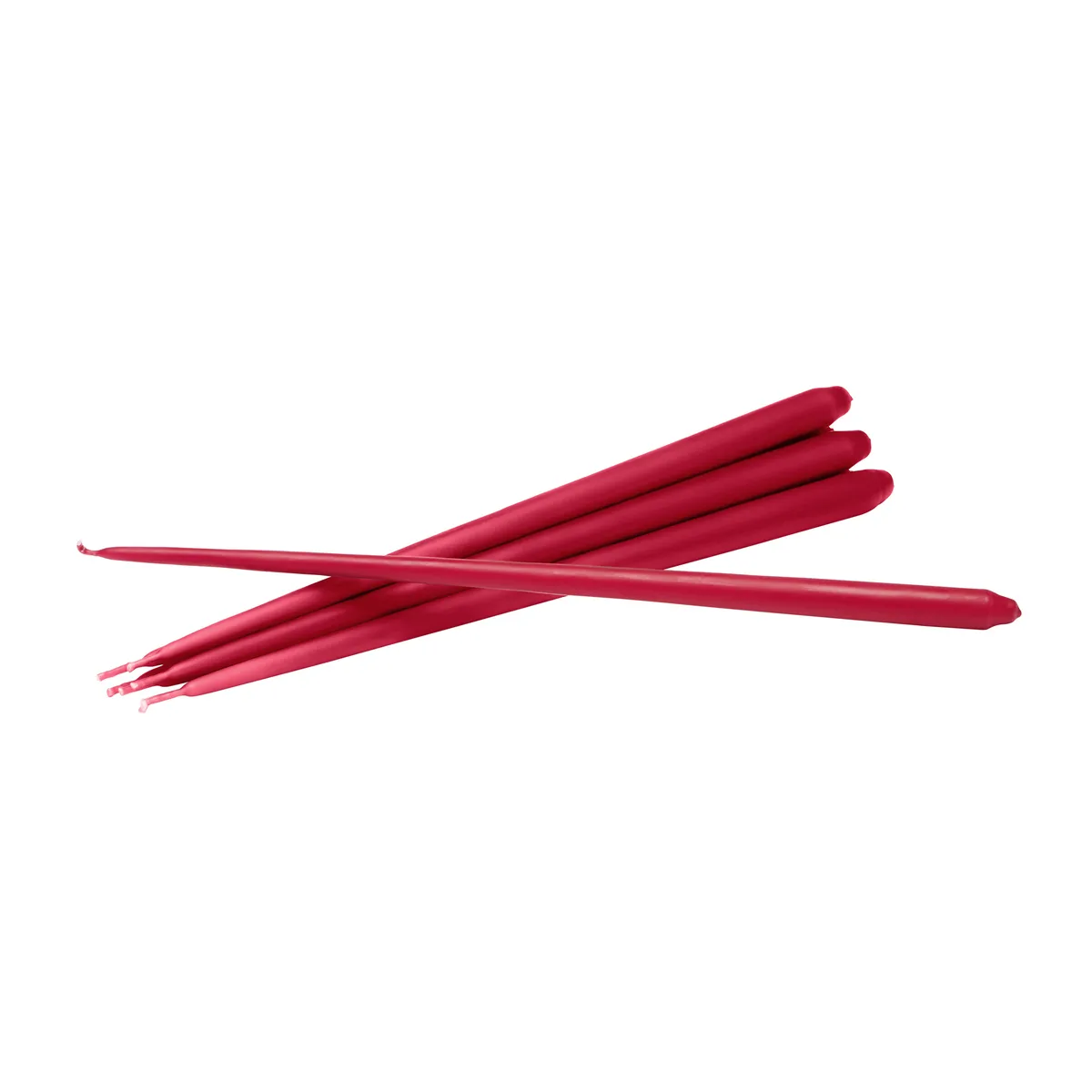 STOFF STOFF kegelförmige Kerzen von ester & erik 6er-Pack Red