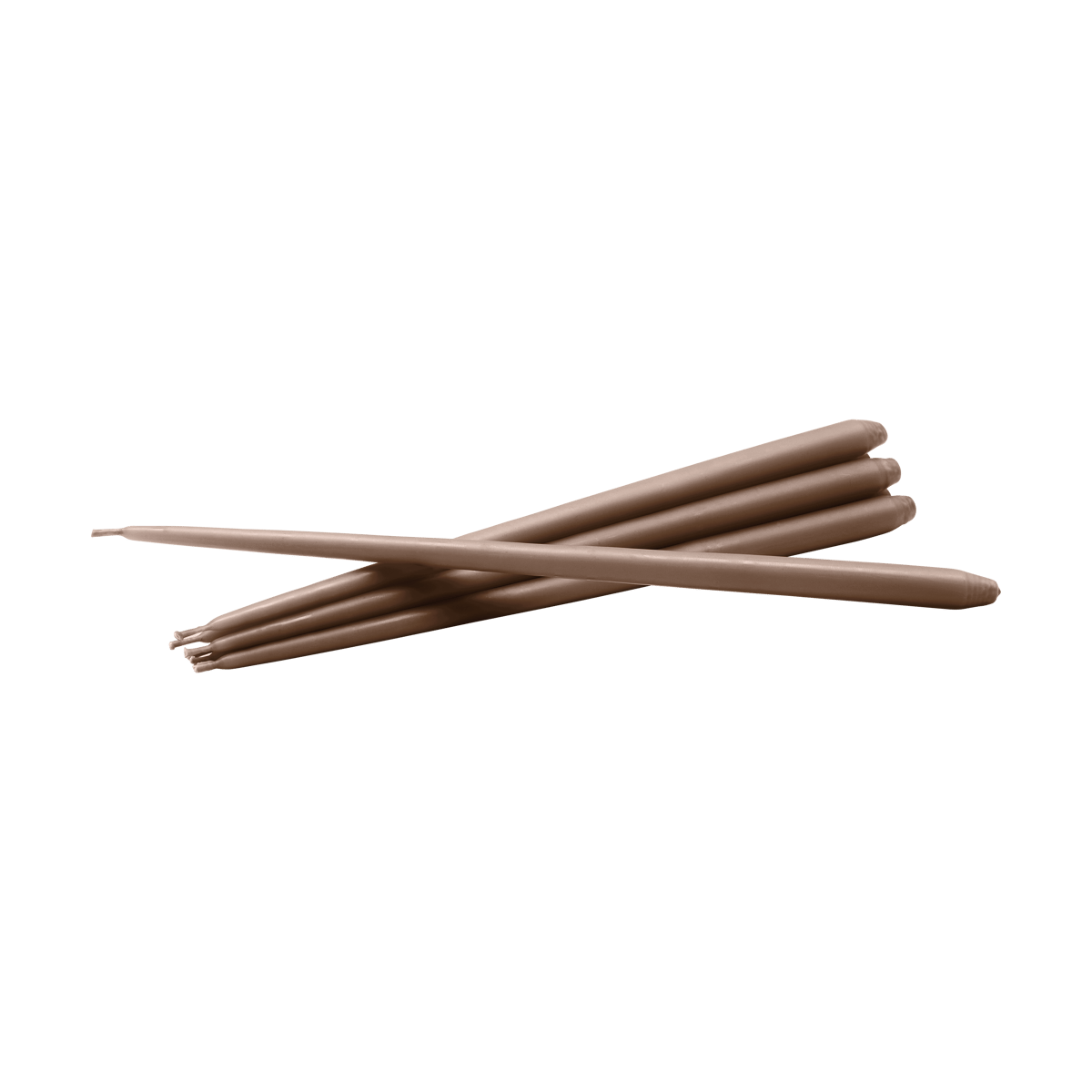 STOFF STOFF kegelförmige Kerzen von ester & erik 6er Pack Soft brown