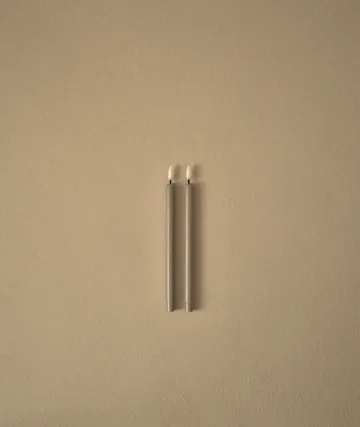 STOFF LED-Kerze by Uyuni Lighting 2er Pack - Sand - STOFF