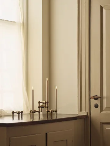 STOFF LED-Kerze by Uyuni Lighting 2er Pack - Sand - STOFF