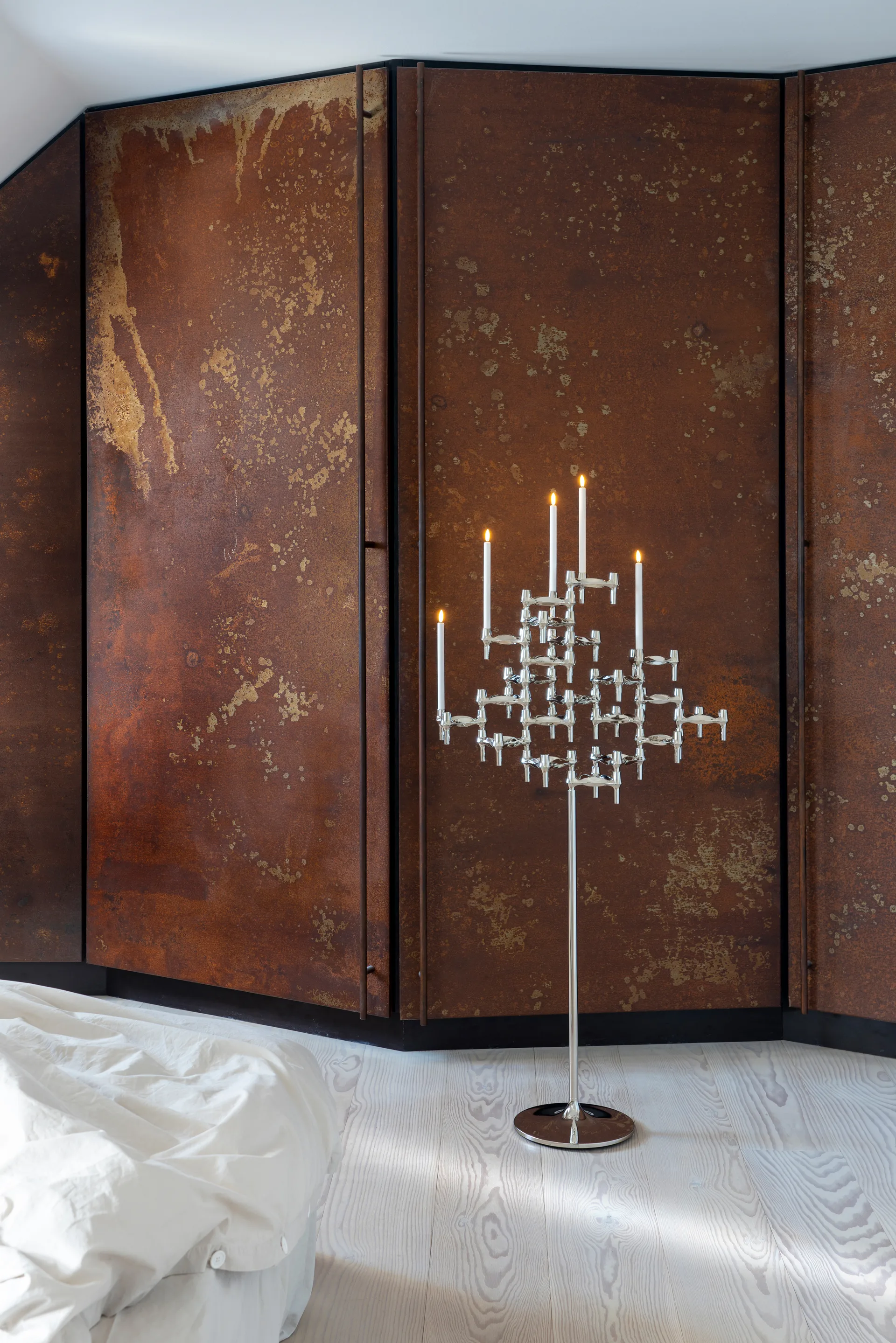 STOFF Nagel Bodenstativ 70cm, Chrome STOFF