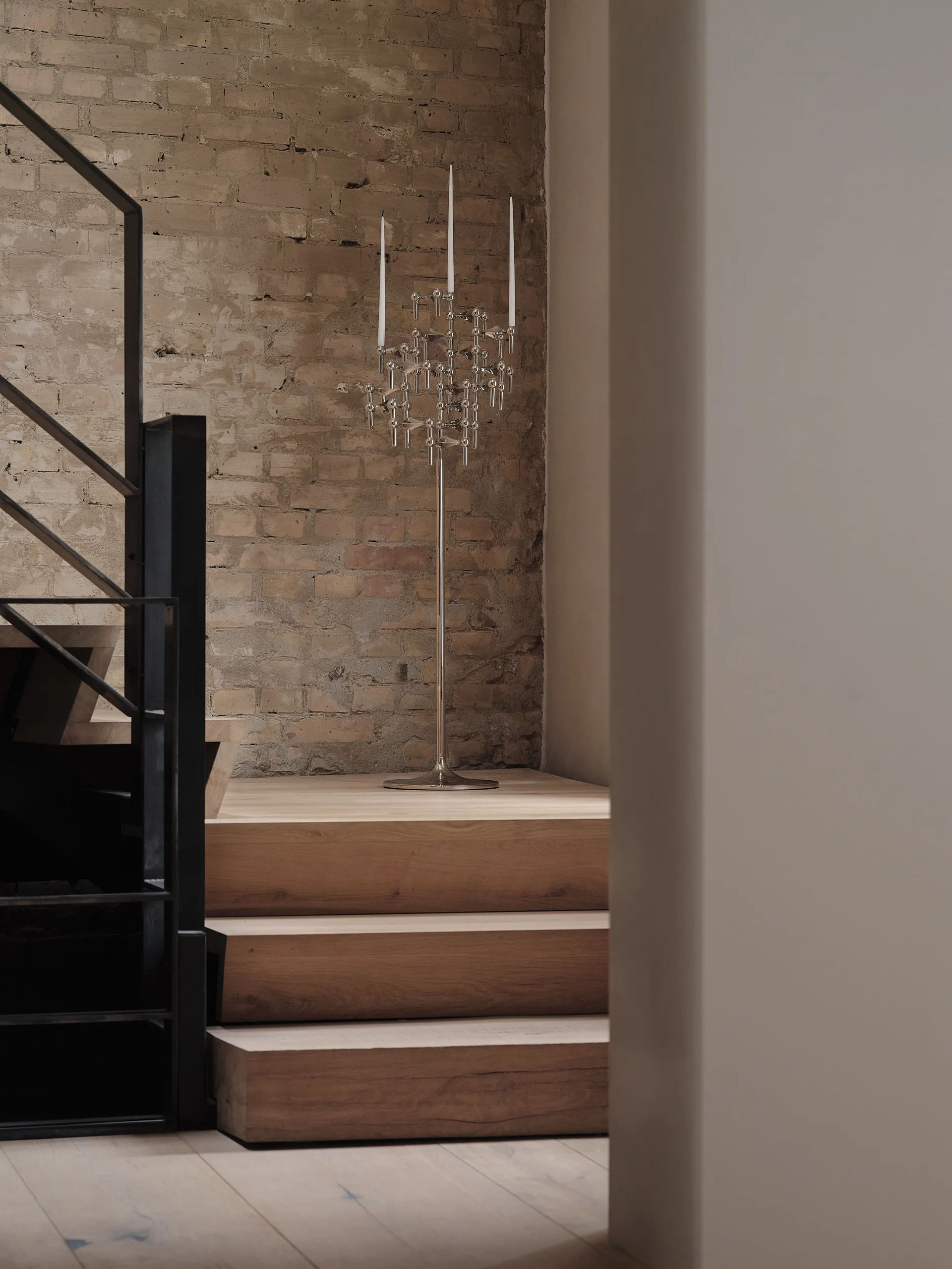 STOFF Nagel Bodenstativ 70cm, Chrome STOFF