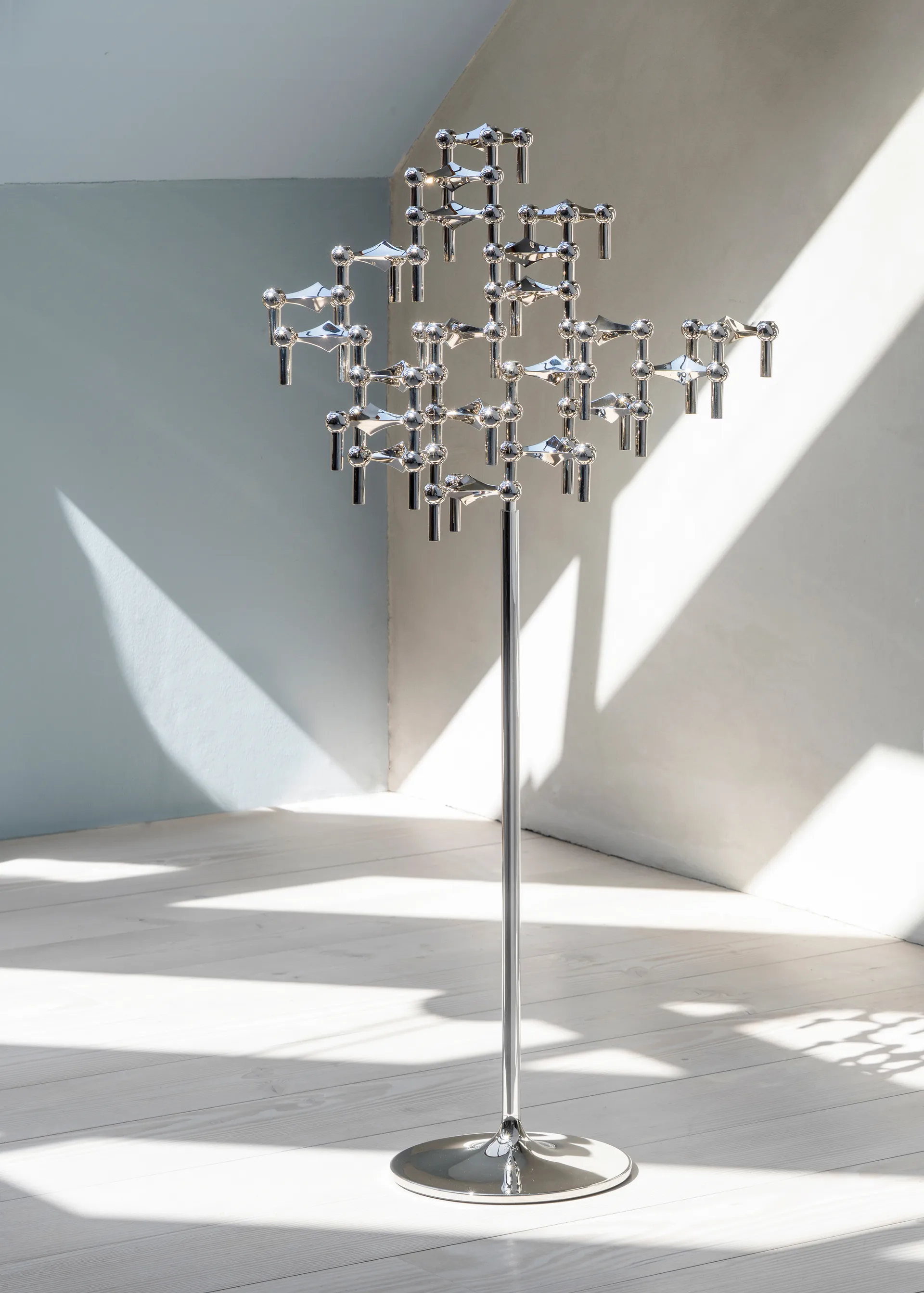 STOFF Nagel Bodenstativ 70cm, Chrome STOFF