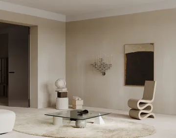 STOFF Nagel Kerzenhalter 2 Teile - Chrom - undefined - STOFF