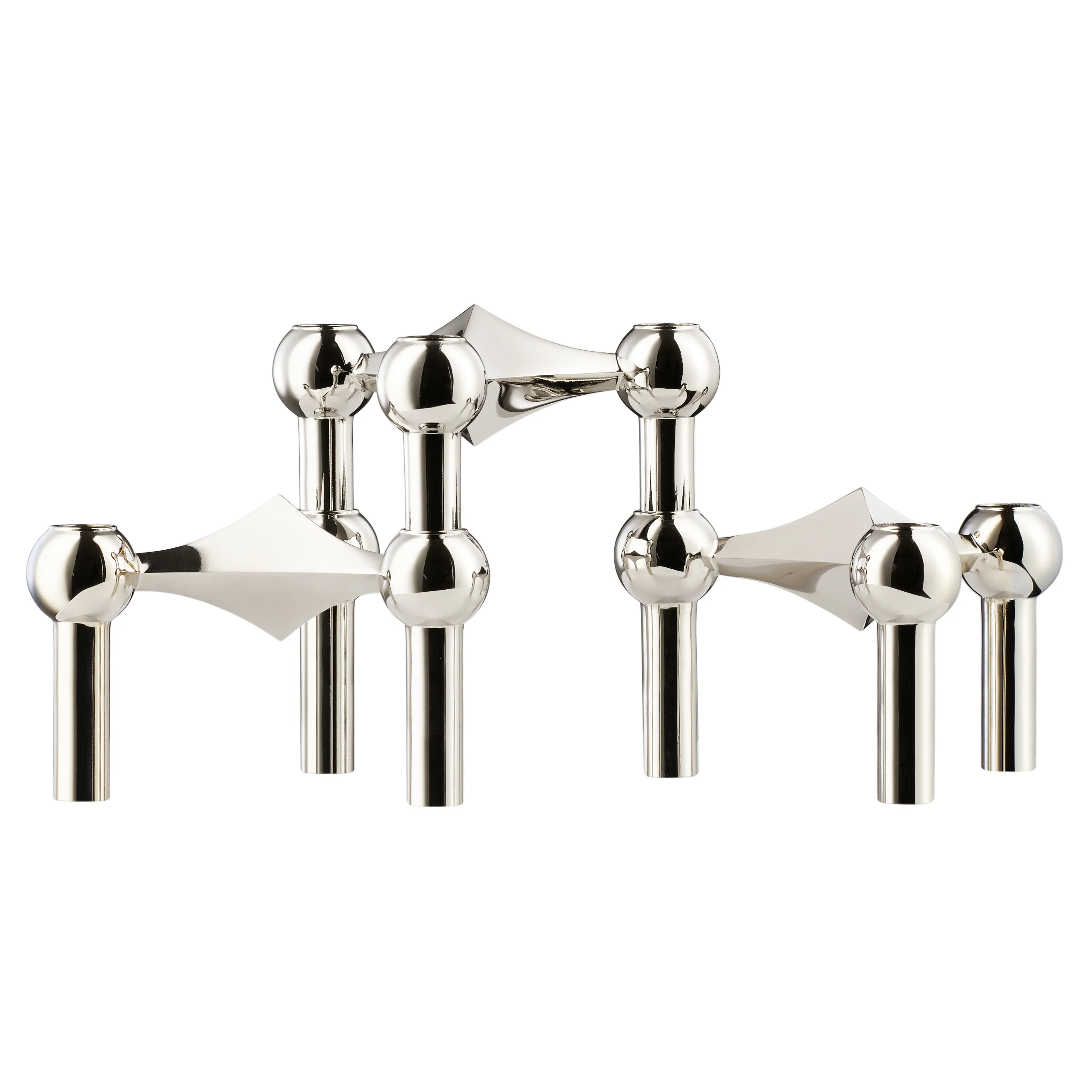 Stoff Nagel Kerzenhalter 3er Pack