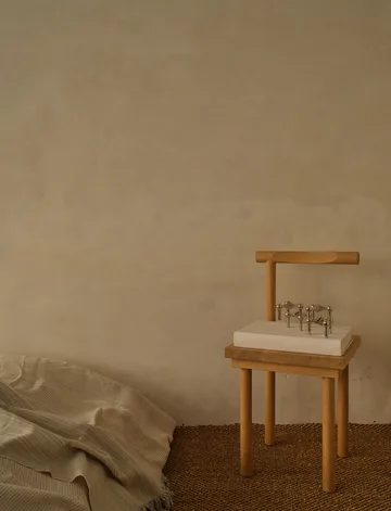 STOFF Nagel Kerzenhalter 3er-Pack - Chrom - STOFF