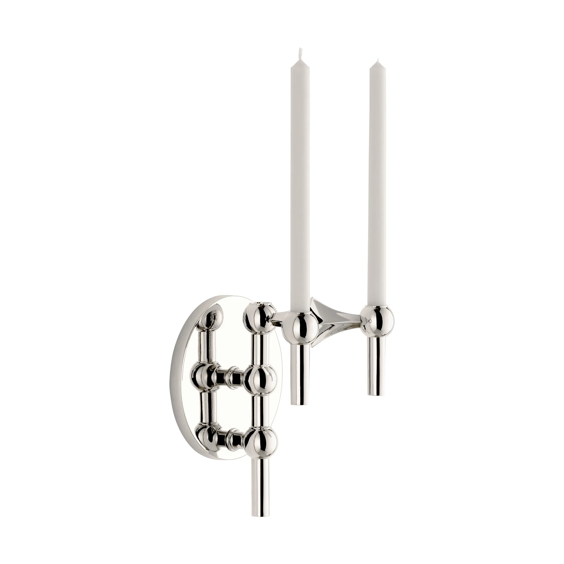 STOFF Nagel Kerzenhalter Wand, Chrome STOFF