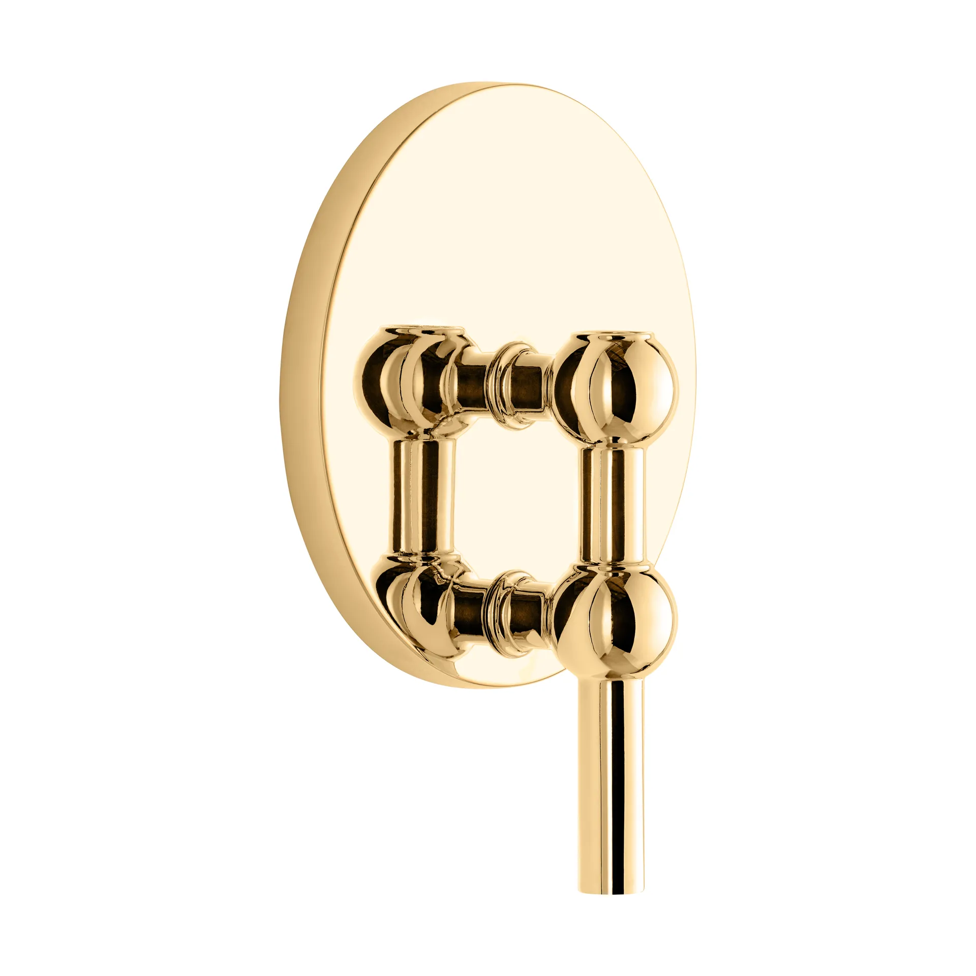 STOFF Nagel Kerzenhalter Wand, Messing STOFF