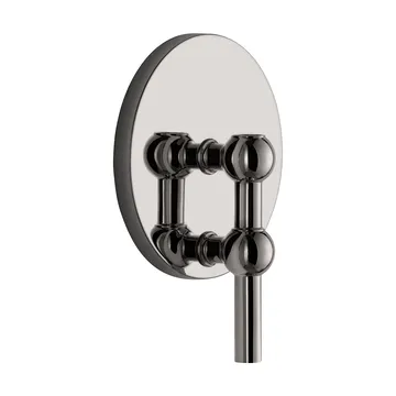 STOFF Nagel Kerzenhalter Wand - Schwarz chrom - STOFF