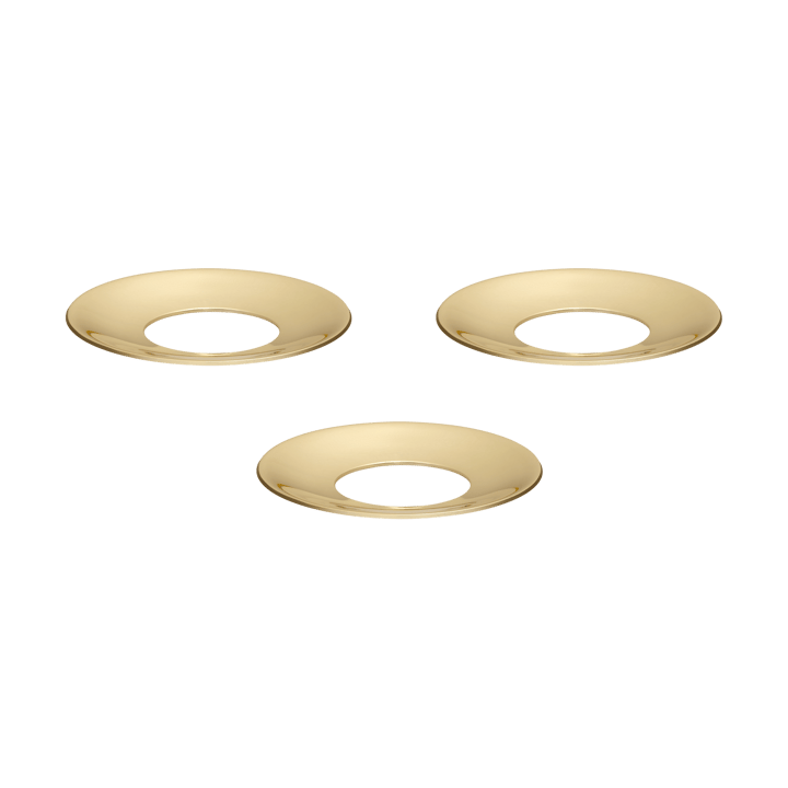 STOFF Nagel Lichtmanschette 3er-Pack - Massives Messing - STOFF