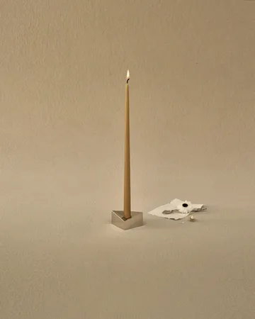 STOFF Nagel reflect Kerzenhalter small 2,7cm - Chrom - STOFF