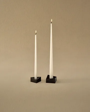 STOFF Nagel reflect Kerzenhalter small 2,7cm - Schwarz Chrom - STOFF