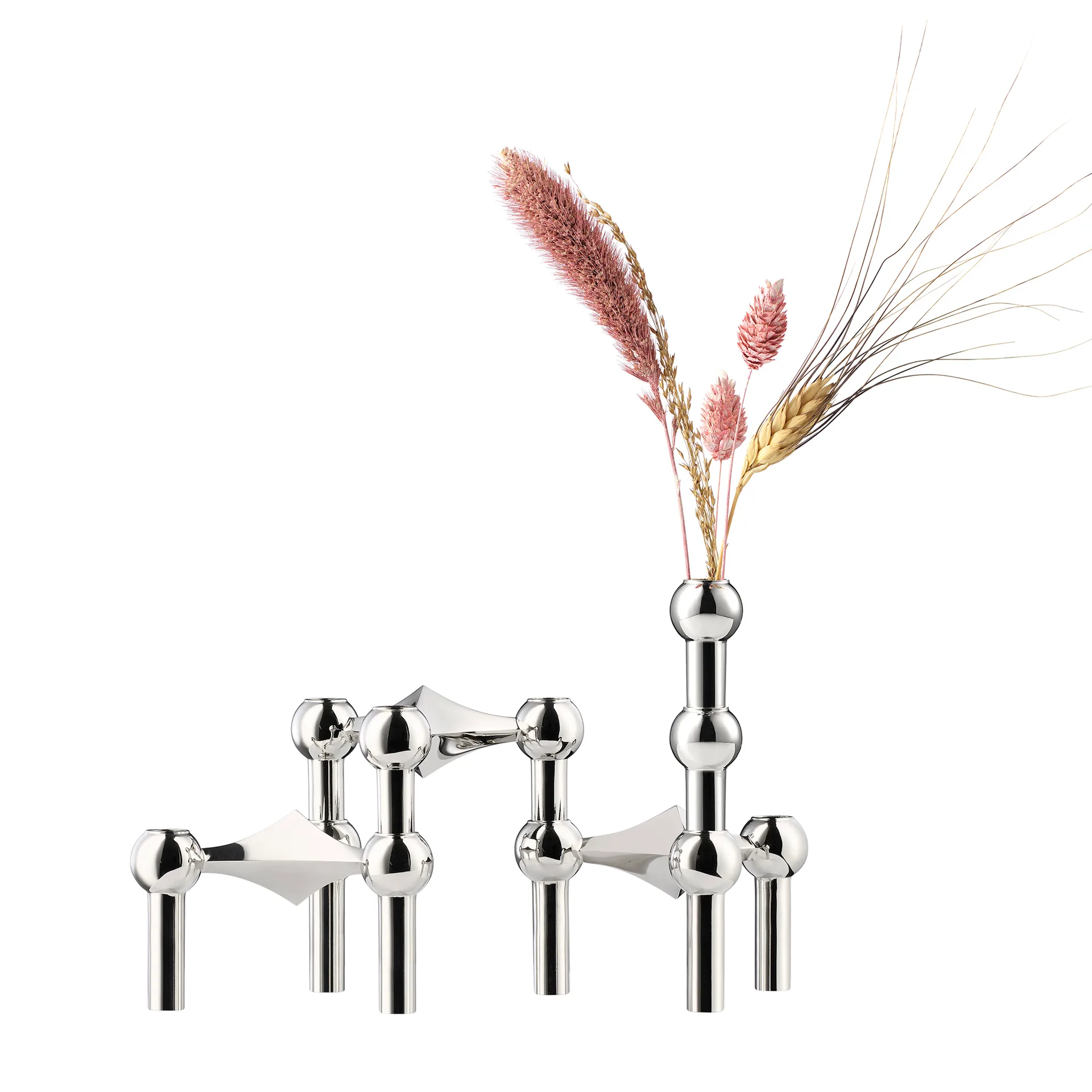 STOFF Nagel Vase, Chrom STOFF