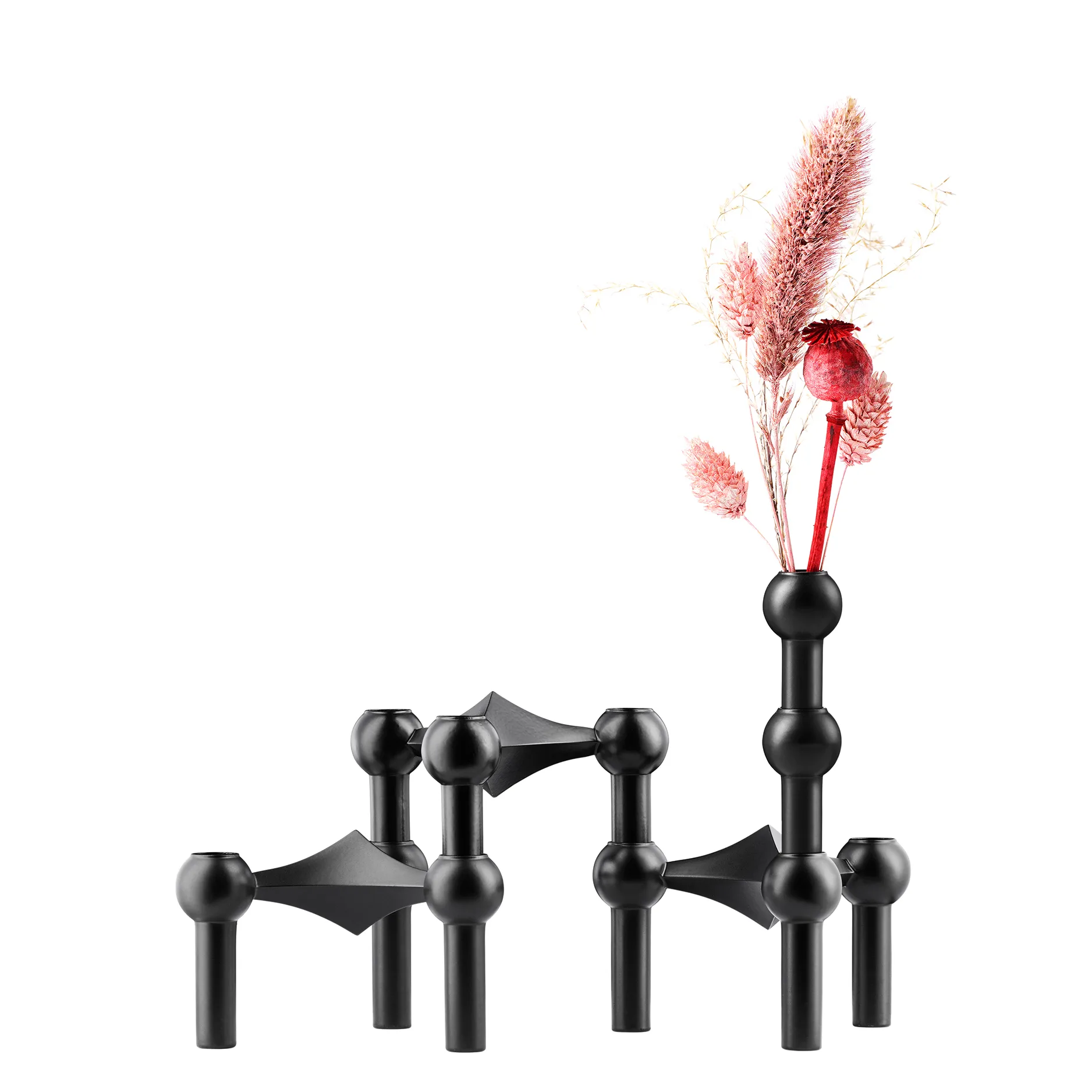 STOFF Nagel Vase, Schwarz STOFF