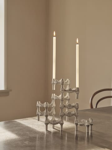 STOFF Quist Kerzenhalter - Gebürstetes Chrom - STOFF