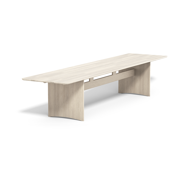 Stolab Alt Tisch 90x385 cm Birke Leichter Mattlack
