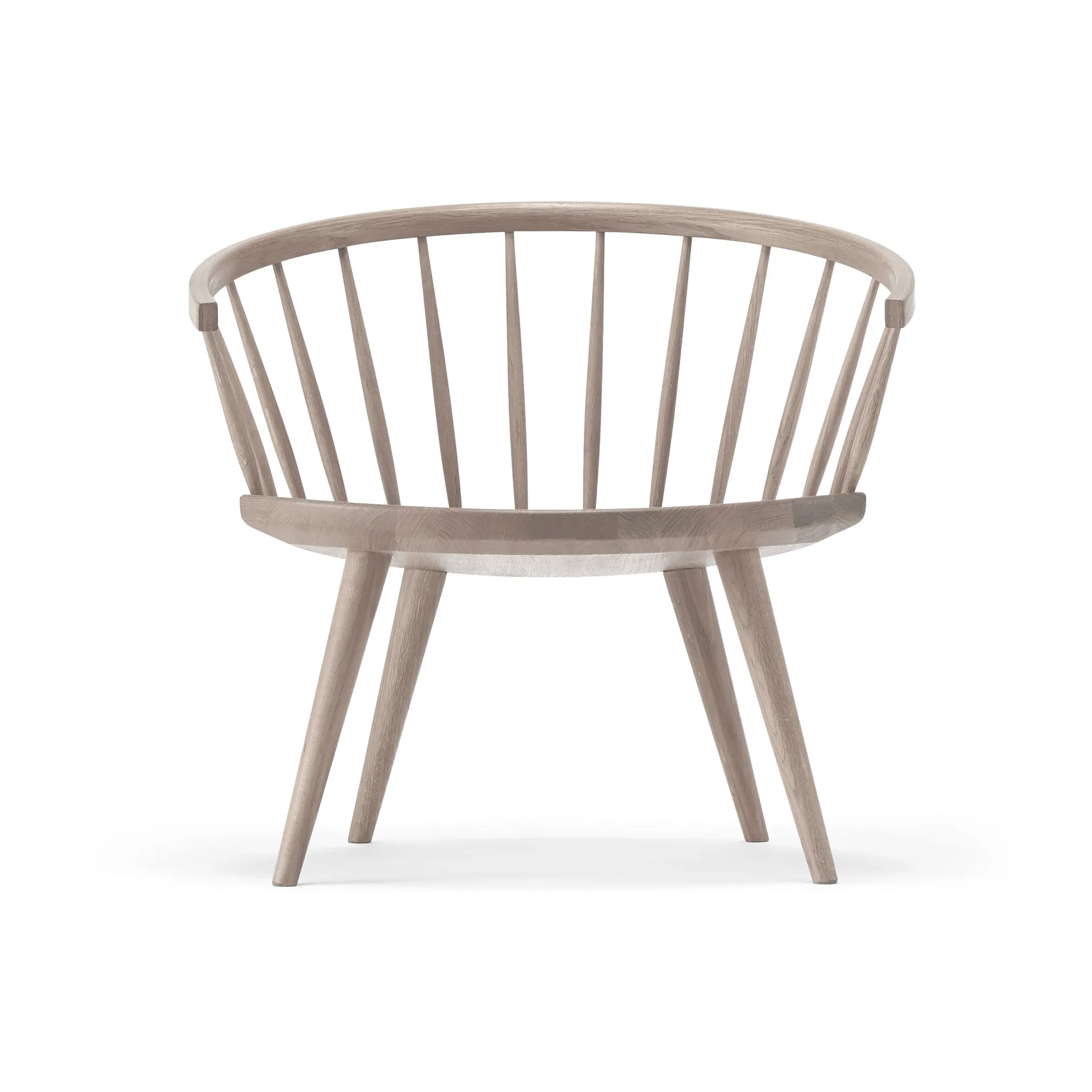 Arka Loungestuhl Eiche, Weiß geölt Stolab