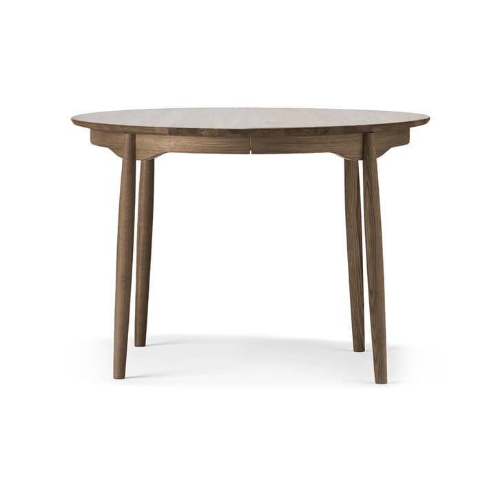 Carl Esstisch Eiche - Smoked oak Ø115, verlängerbar - Stolab