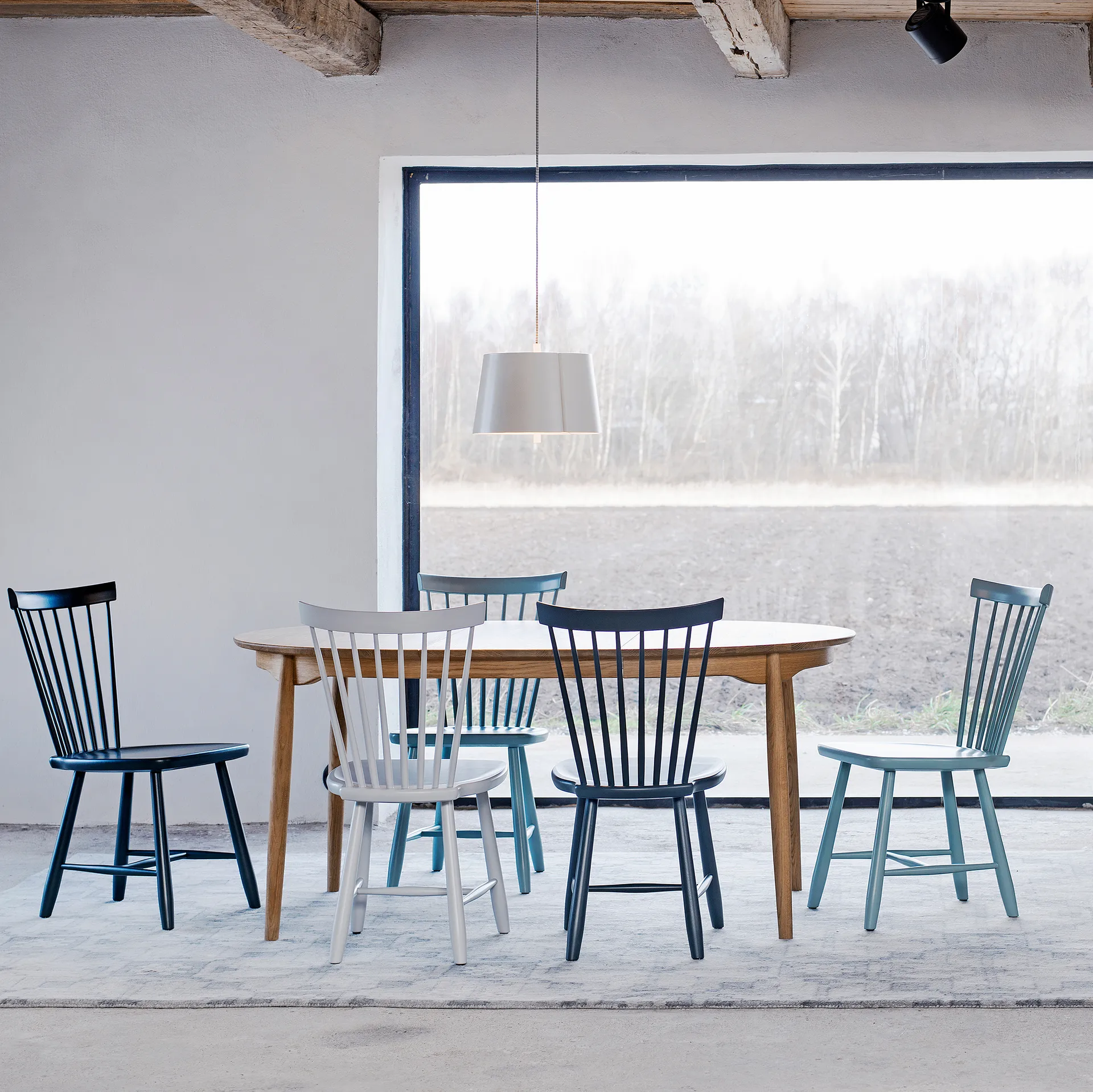 Carl Esstisch teilbar Ø115cm, Eiche natürlich geölt Stolab