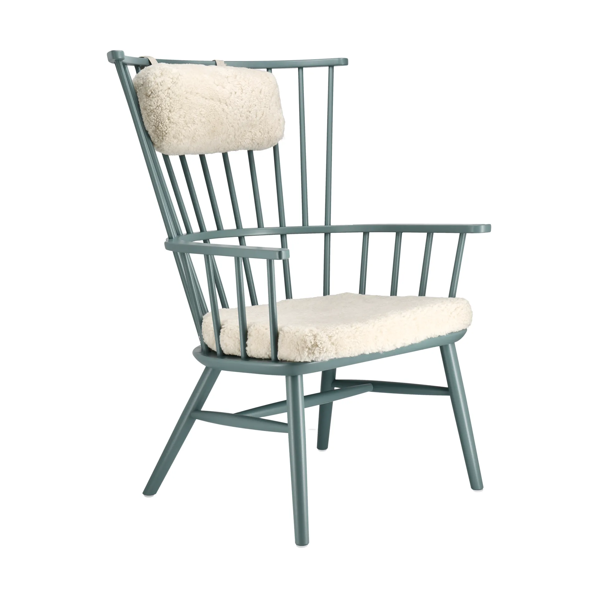 Henriette Sessel mit Sesselkissen & Nackenkissen Mist-Moonlight Stolab