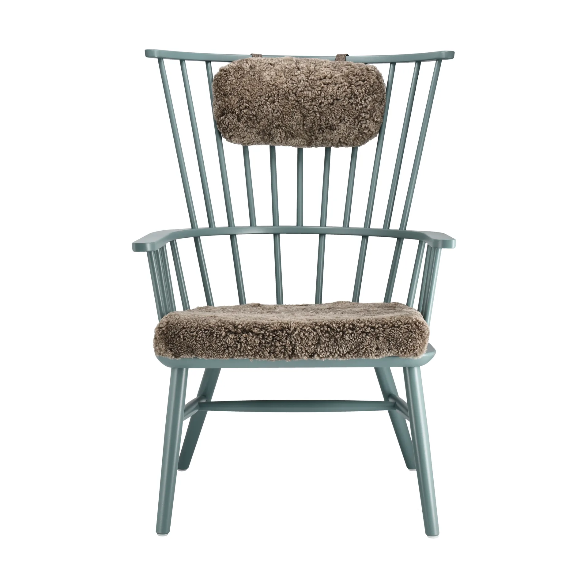 Henriette Sessel mit Sesselkissen & Nackenkissen Mist-Sahara Stolab