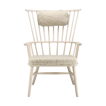 Henriette Sessel mit Sesselkissen & Nackenkissen White oiled-Moonlight - Stolab