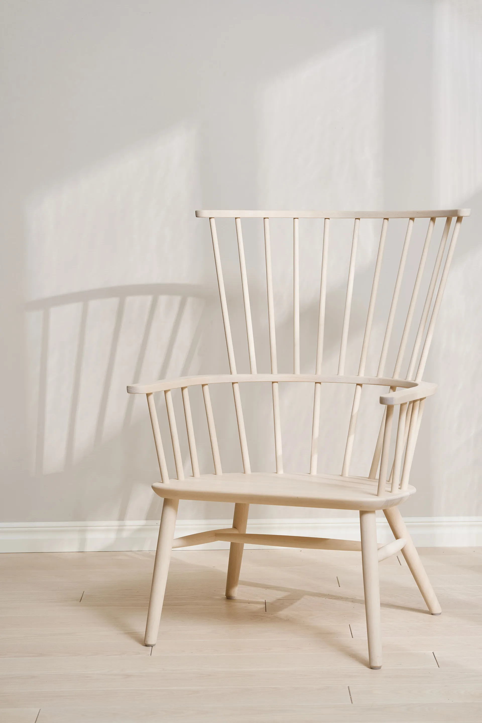 Henriette Sessel mit Sesselkissen & Nackenkissen White oiled-Moonlight Stolab