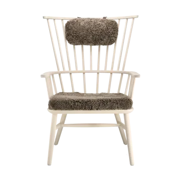 Henriette Sessel mit Sesselkissen & Nackenkissen White oiled-Sahara - Stolab