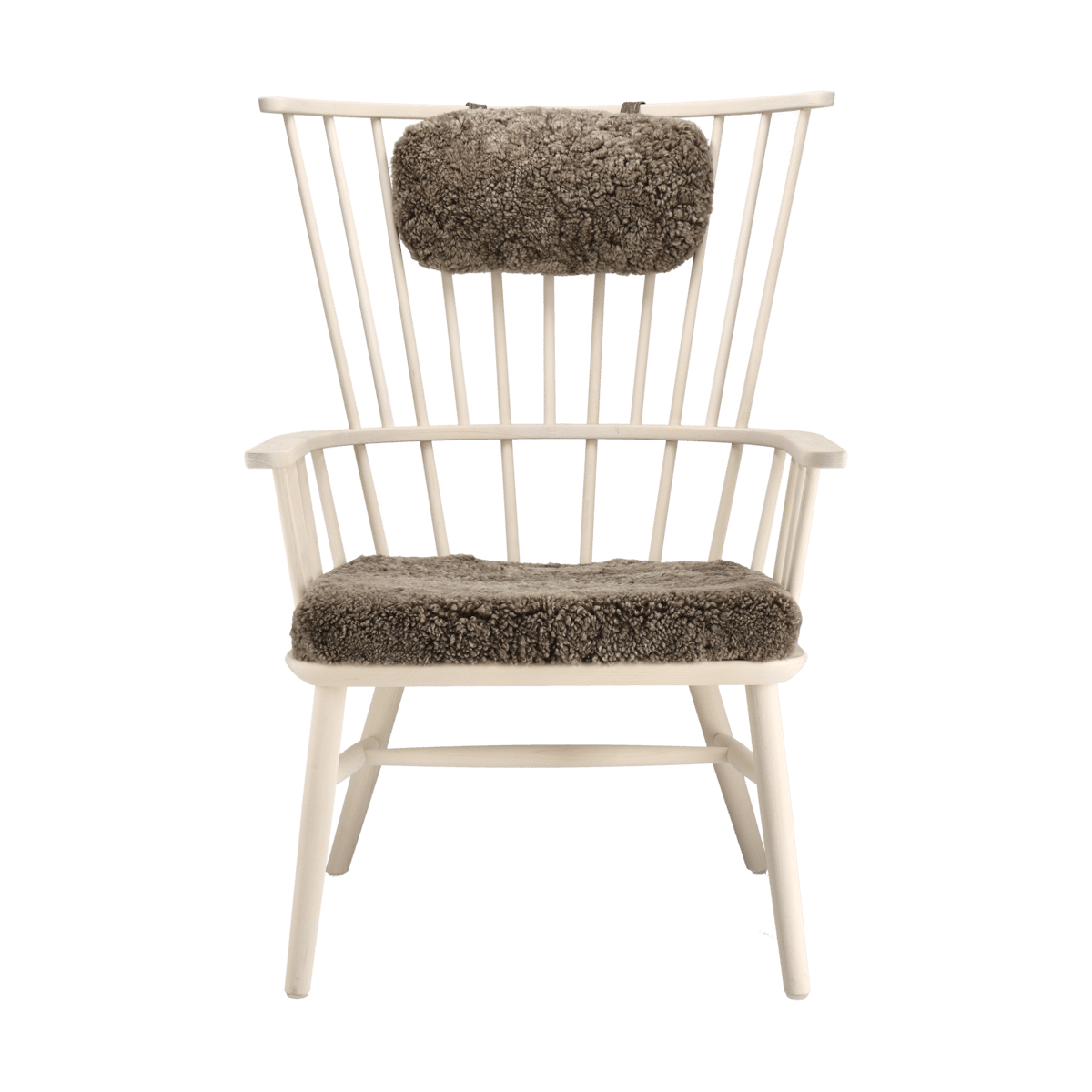 Stolab Henriette Sessel mit Sesselkissen & Nackenkissen White oiled-Sahara