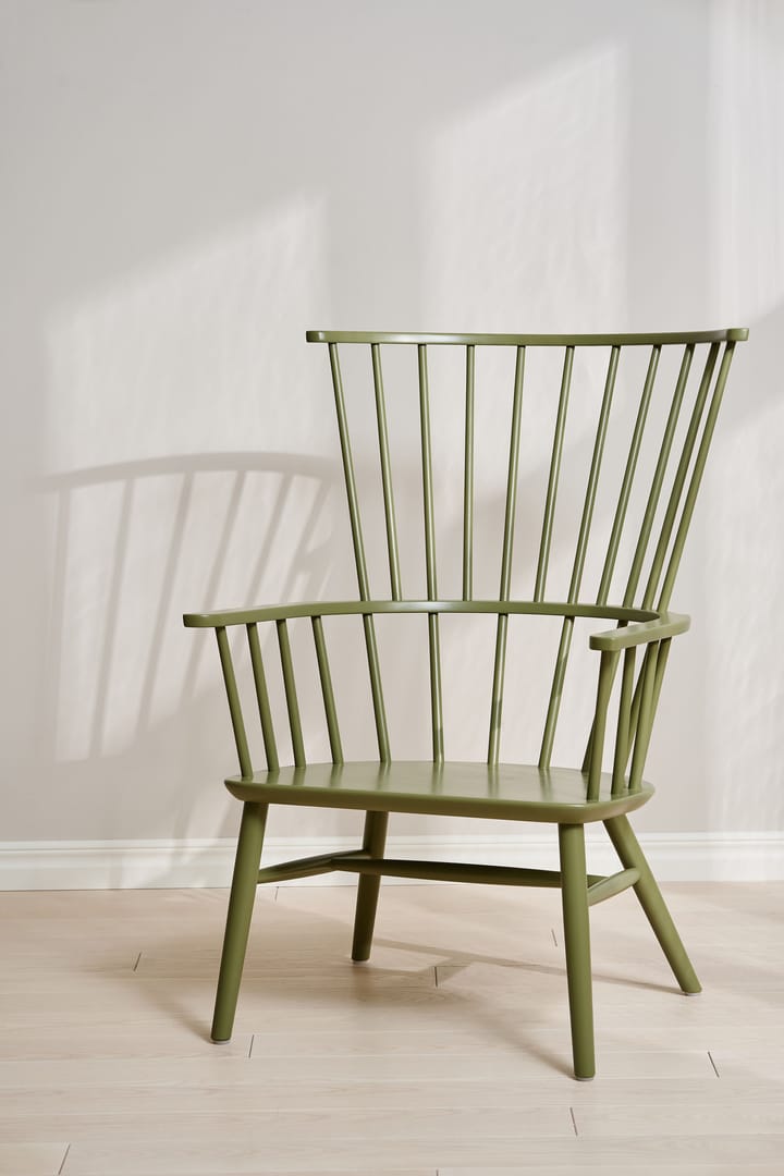 Henriette Sesselkissen & Nackenkissen Olive green-Espresso Stolab
