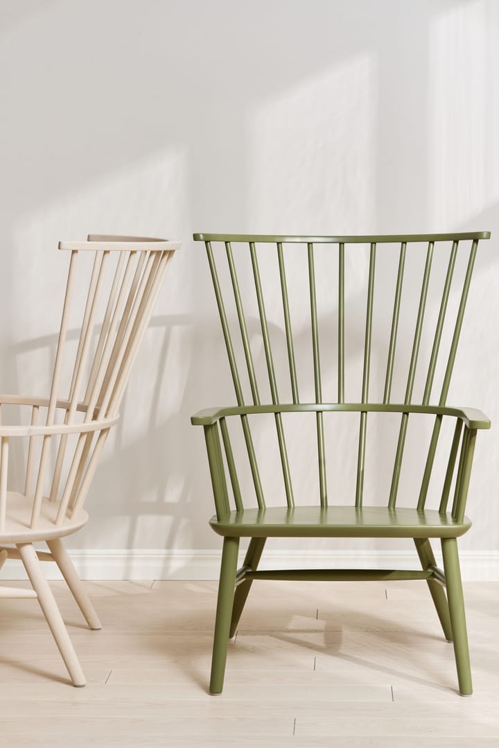 Henriette Sesselkissen & Nackenkissen Olive green-Espresso Stolab