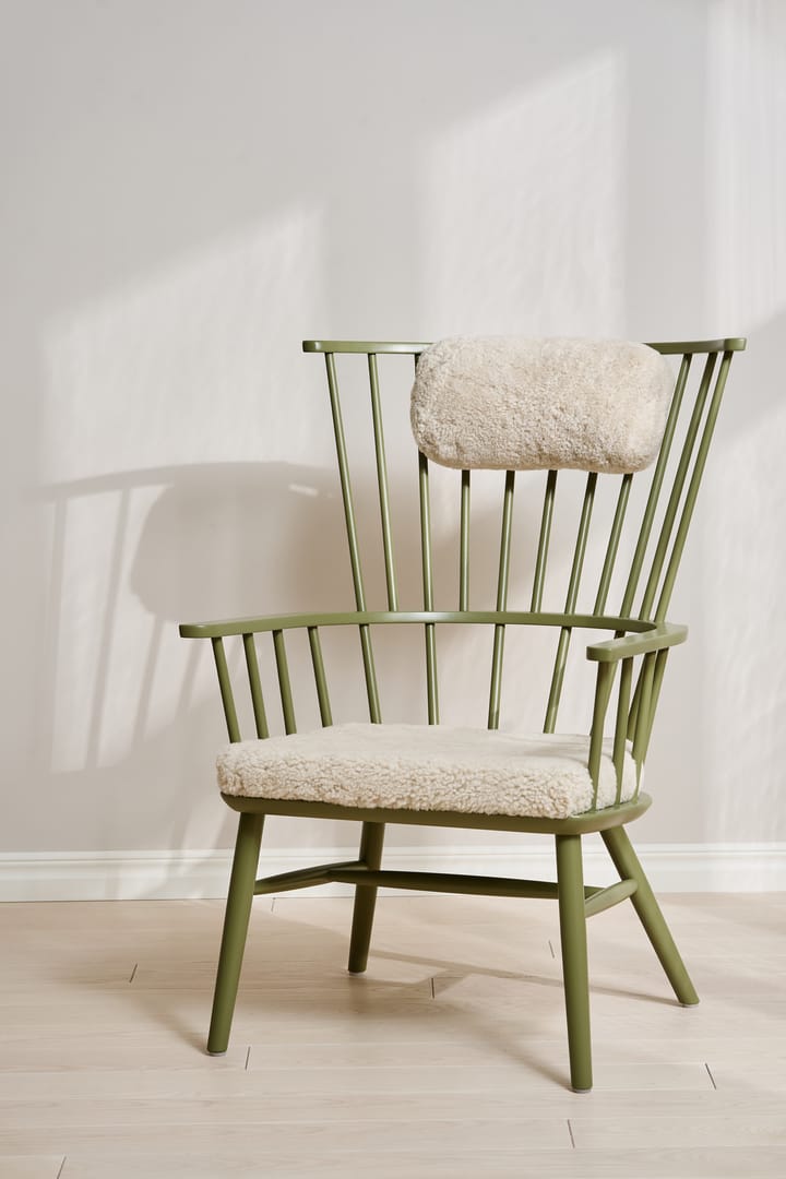 Henriette Sesselkissen & Nackenkissen Olive green-Moonlight Stolab