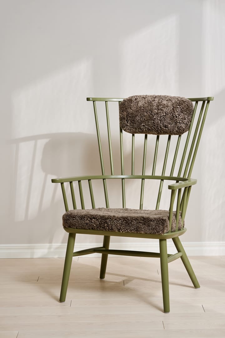 Henriette Sesselkissen & Nackenkissen Olive green-Sahara Stolab