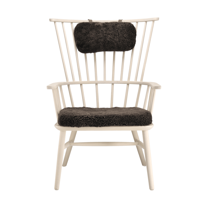 Henriette Sesselkissen & Nackenkissen White oiled-Espresso - undefined - Stolab