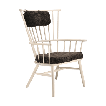 Henriette Sesselkissen & Nackenkissen White oiled-Espresso - undefined - Stolab