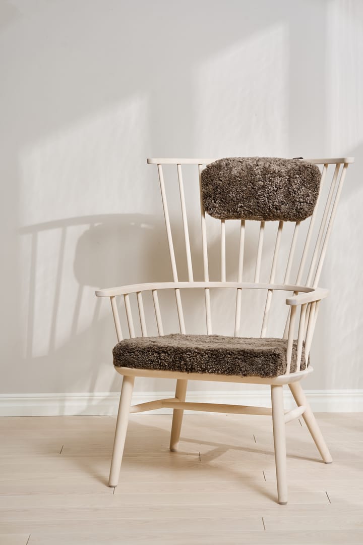 Henriette Sesselkissen & Nackenkissen White oiled-Sahara Stolab