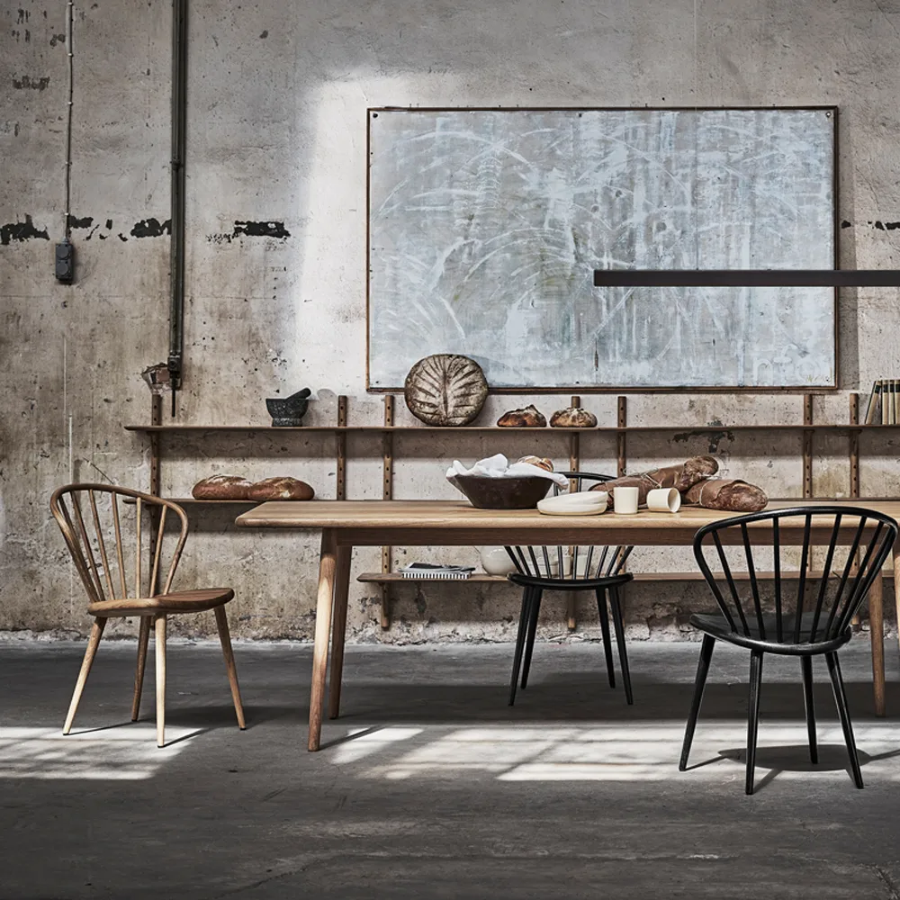 Ikon Wandregal, Birke hell mattlackiert, tief 21cm Stolab