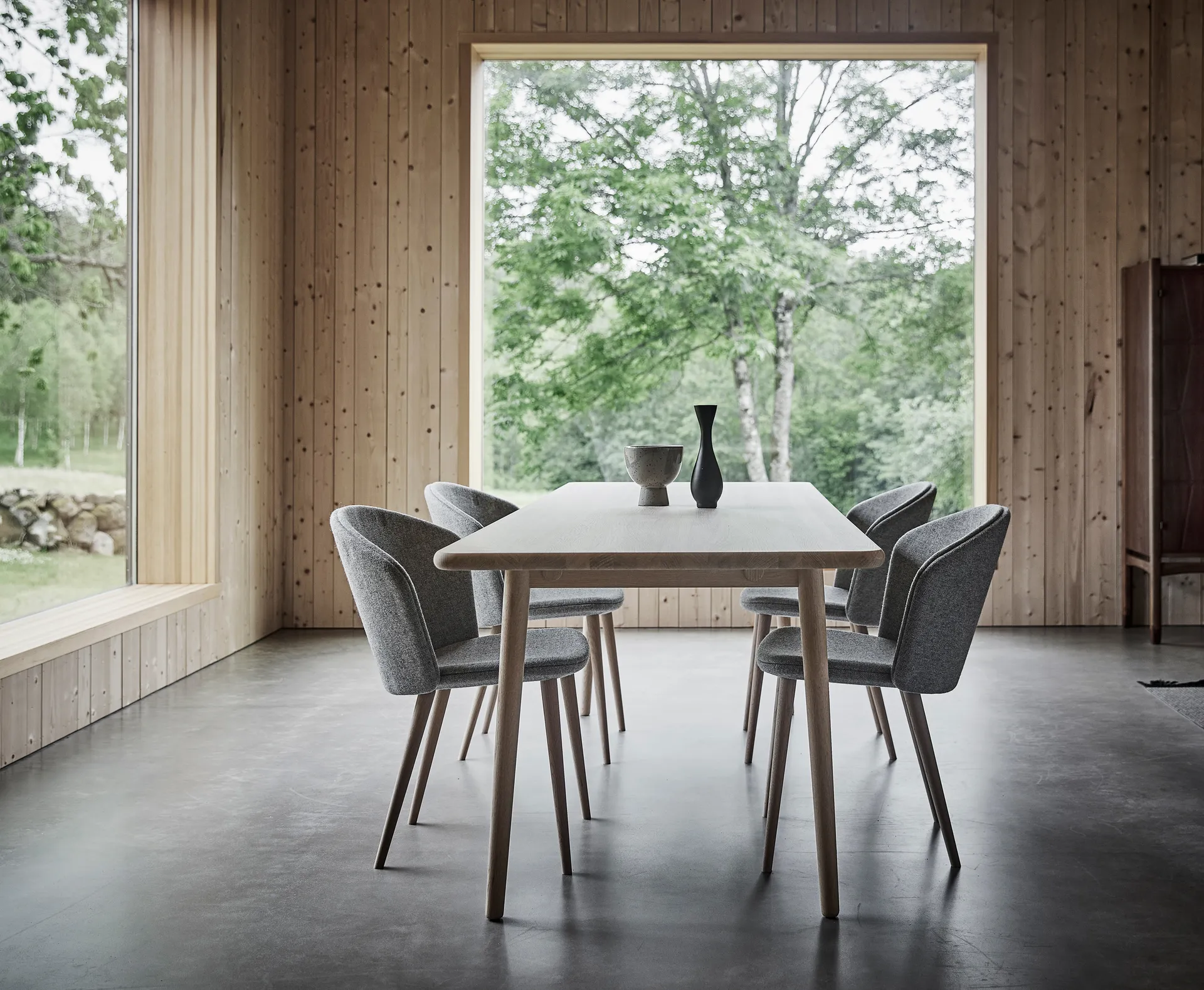 Miss Holly Esstisch 235 x 100cm, Birke weiß geölt Stolab