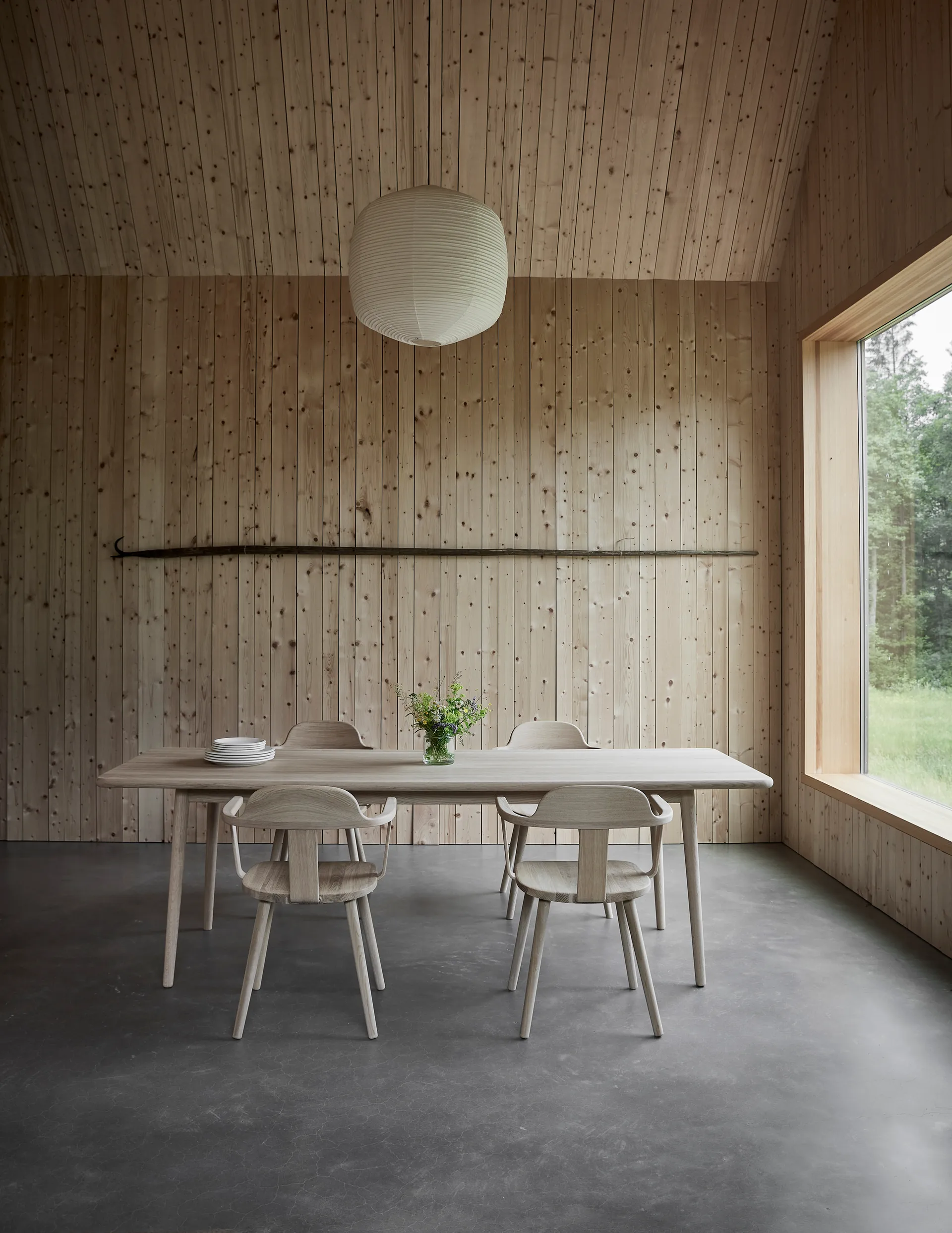 Miss Holly Esstisch 235 x 100cm, Birke weiß geölt Stolab