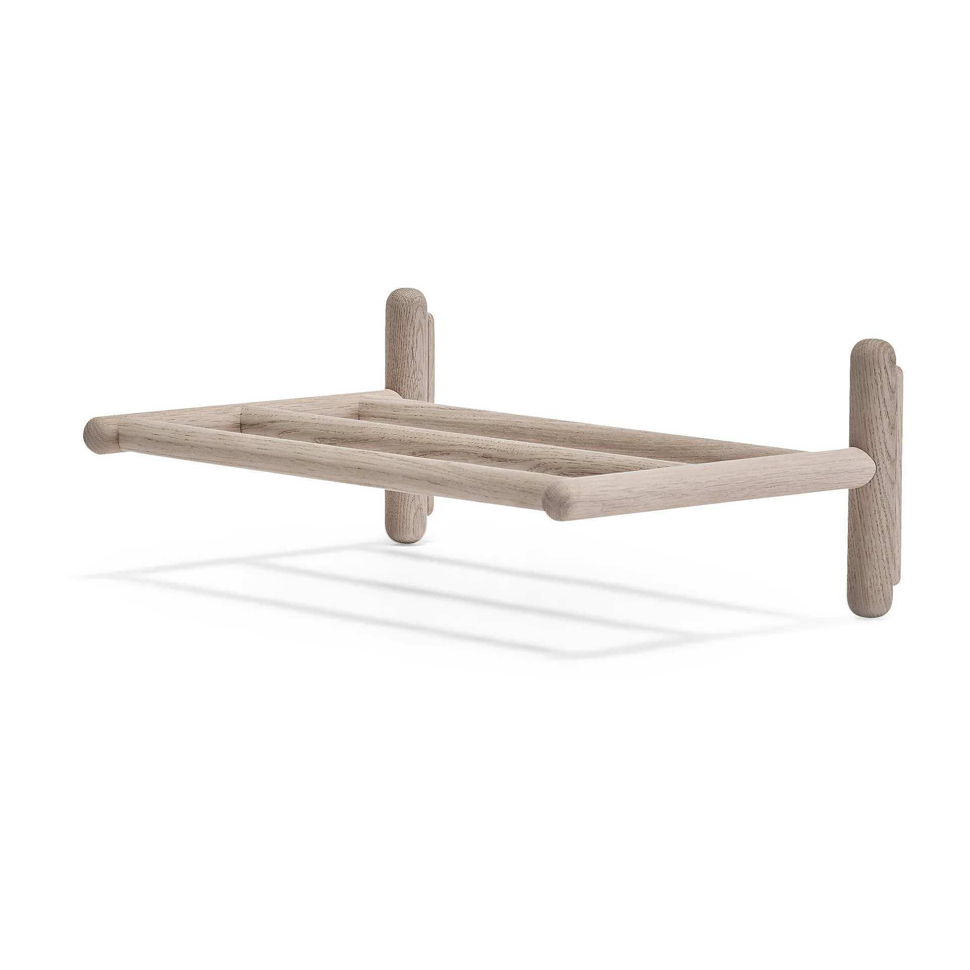 Miss Holly Hut-/Schuhregal 48cm, Weißöl Stolab
