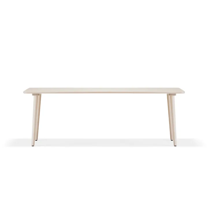 Miss Tailor Esstisch - Birke hell mattlackiert, 210x90x74 cm - Stolab