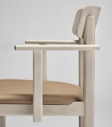 Pal Armlehnstuhl - Birke hell matt lackiert-Elmosoft 22030 - Stolab