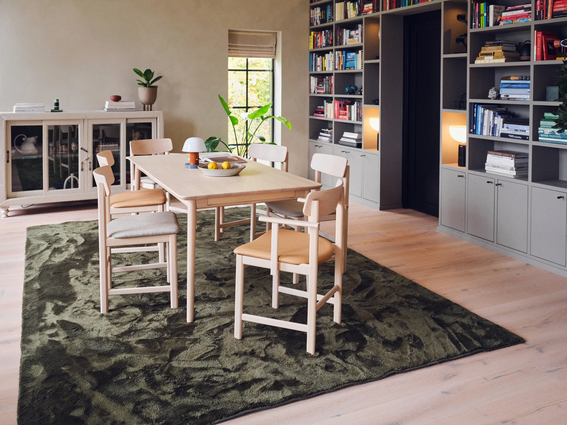 Pal Armlehnstuhl, Birke hell matt lackiert-Elmosoft 22030 Stolab